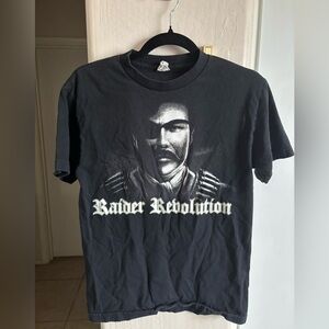 EUC Emiliano Zapata Black Raiders Graphic unisex -Shirt, Size Small